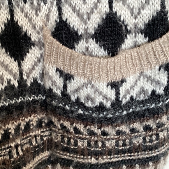 Cynthia Rowley Knit Fair Isle Cardigan, Size Small - Picture 6 of 6